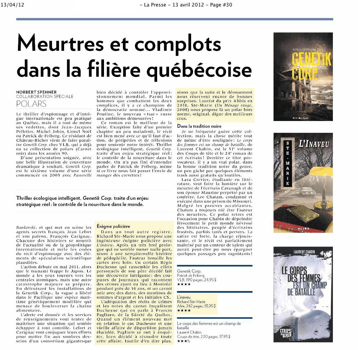la presse